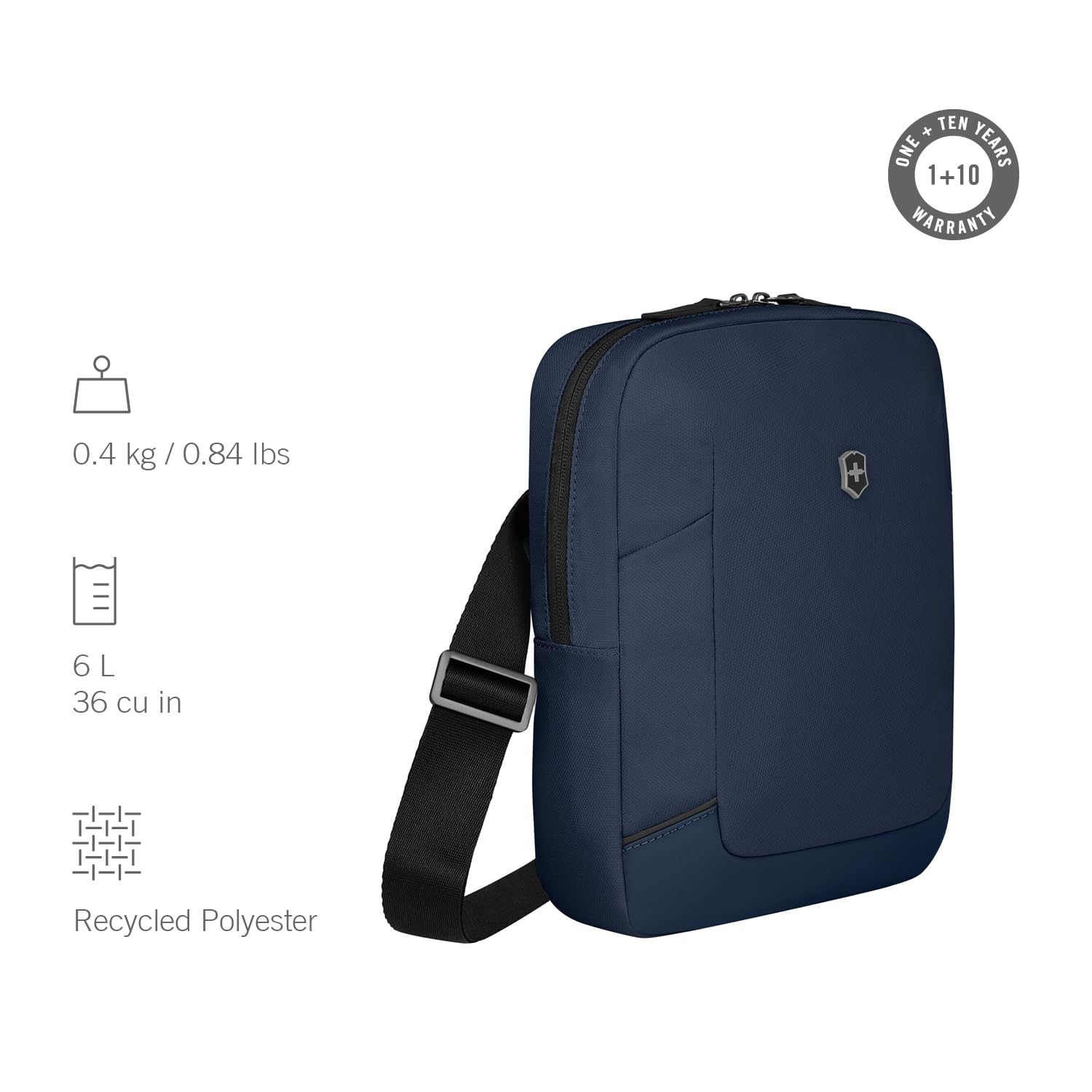 Victorinox Altmont Modern Sling Bag, bandolera compacta, correa ajustable, prácticos compartimentos interiores, mujer/hombre
