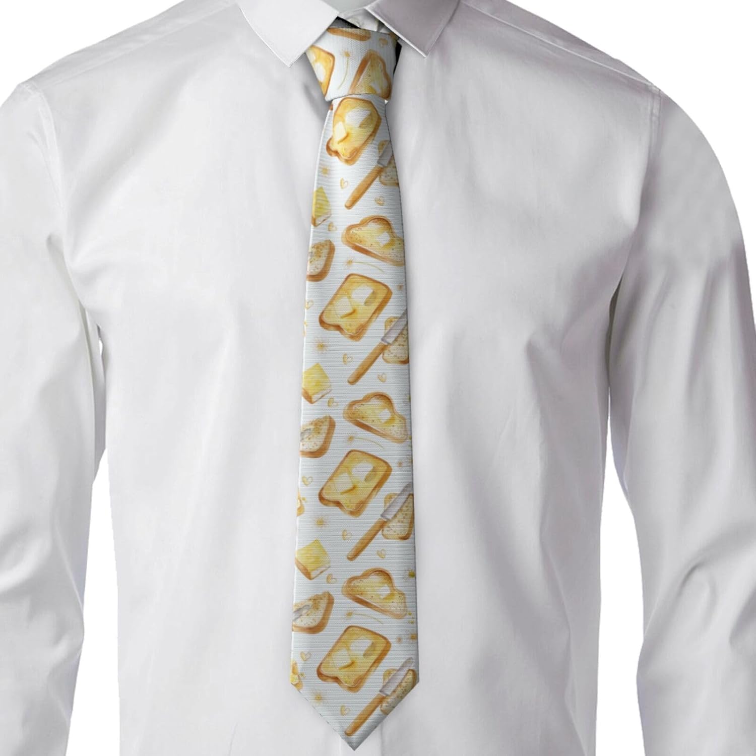 Famame Men's Tie Necktie Funny Novelty Mardi Gras Skull Neckties for Men