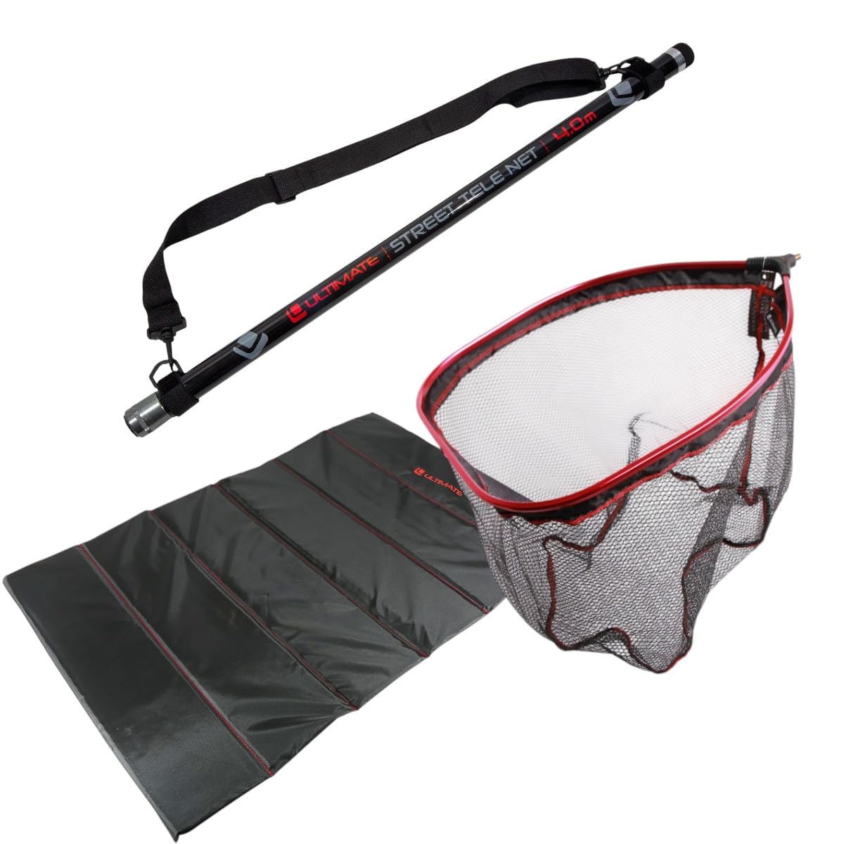 Ensemble Ultimate Predator Streetfishing Épuisette 4.00m + Tapis De Réception
