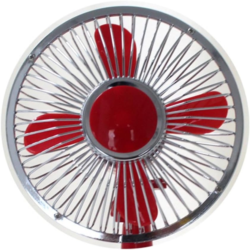 2-Speed 5.7inch Oscillating Table Fan USB/AA Battery Power Desk Fan for Friend