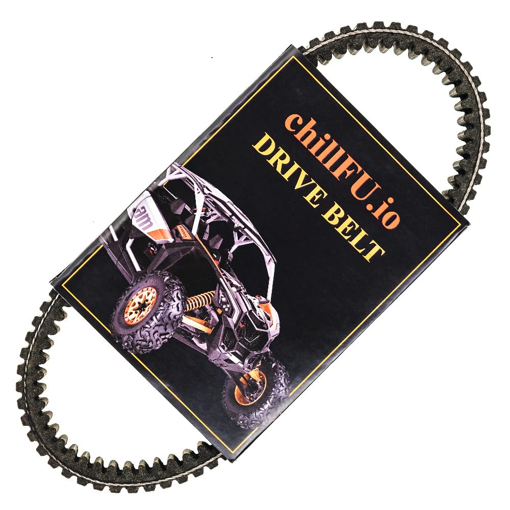 AKM Drive Belt For Kawasaki ATVs - Heavy Duty Serpentine Belt For Brute Force, Prairie, Teryx Models