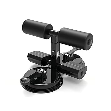 Roughhouse Adjustable Sit-Up Bar for Home Workouts | Portable Abdominal Exercise Equipment with Strong Dual Suction Cups | Sit-Up Assistant Device for Abs, Core Strength, and Fitness at Home - image, photos