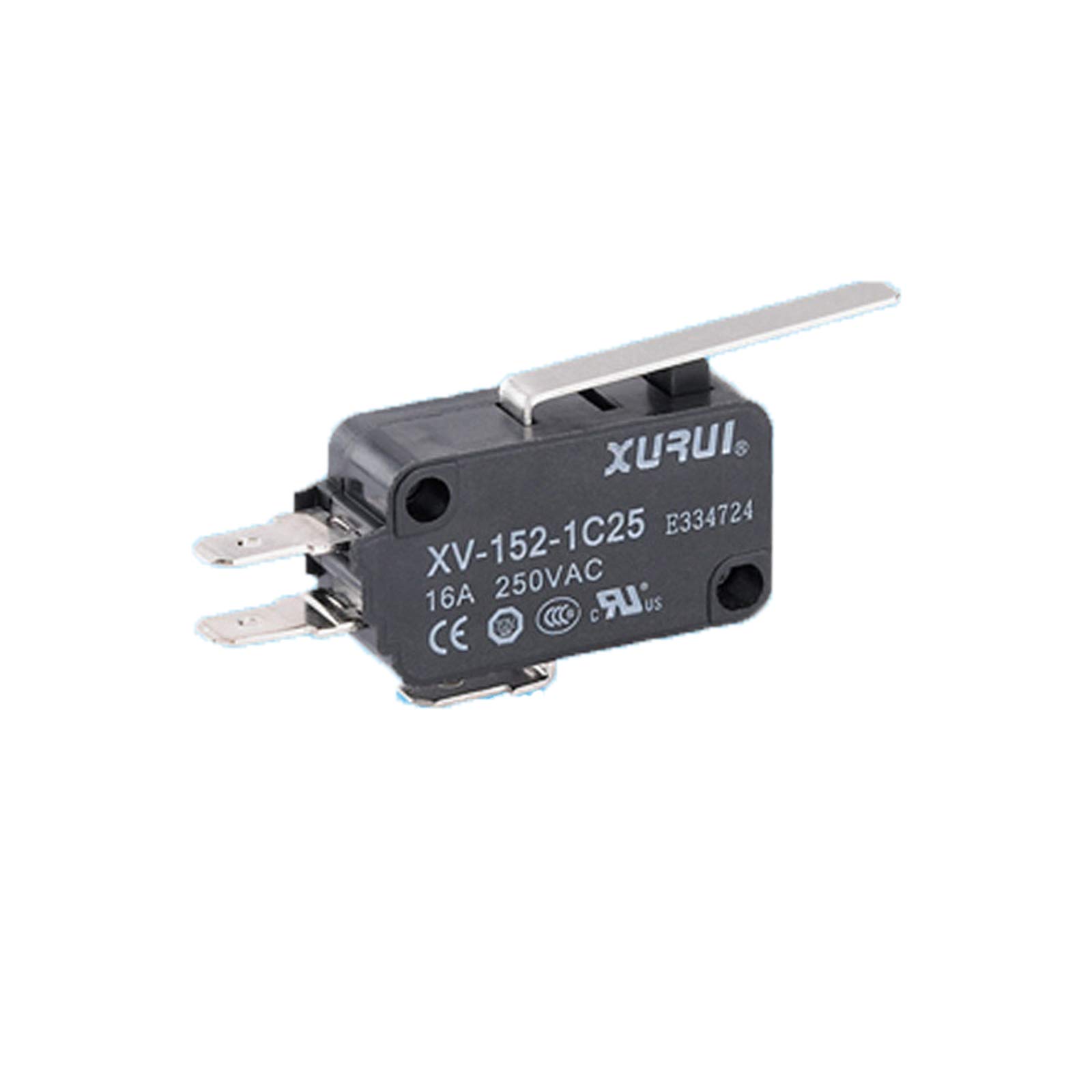 Microwave Oven Door Micro Switch SPST NC XV-152-1C25 Straight Lever