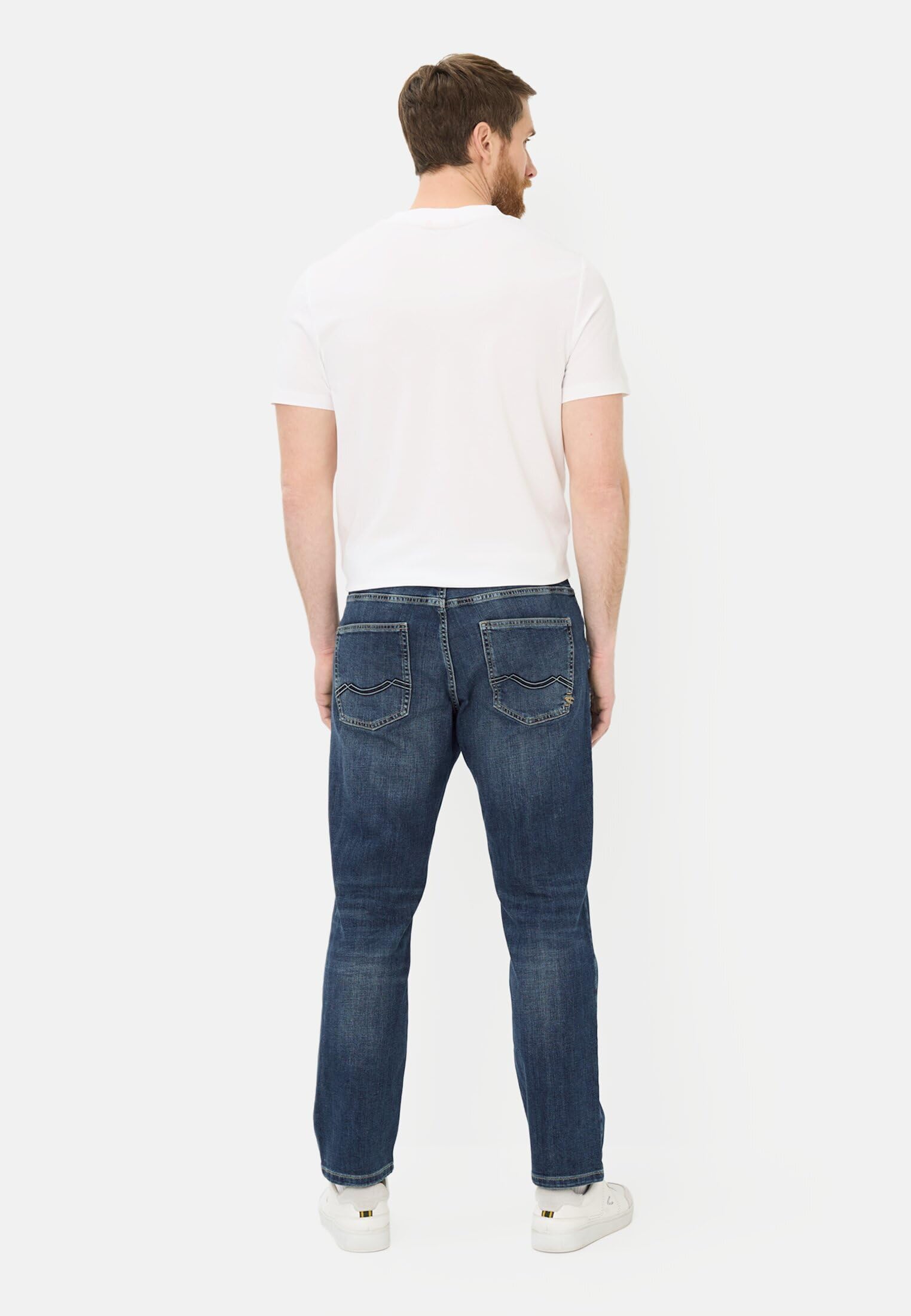 camel active Herren Jeans Hose Woodstock Flexxxactive Denim Midblue (42)