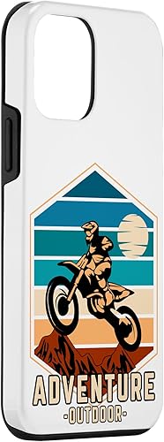Miniatura 3 de iPhone 12 mini Motocross Bike Vintage Dirtbike Outdoor Racing Retro Enduro Case