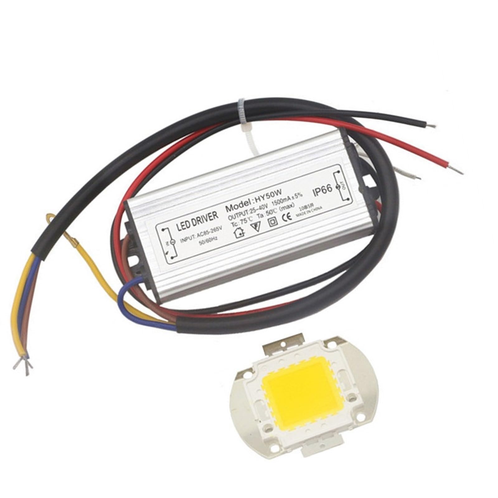 Sterownik LED 10W 20W 30W 50W 100W Biały/Ciepły Biały/Ciepły Biały/RGB Chip Zasilanie Reflektor Koraliki Oświetlenie Oświetlenie Wodoodporny Adapter (Tylko Sterownik RGB, 10W)