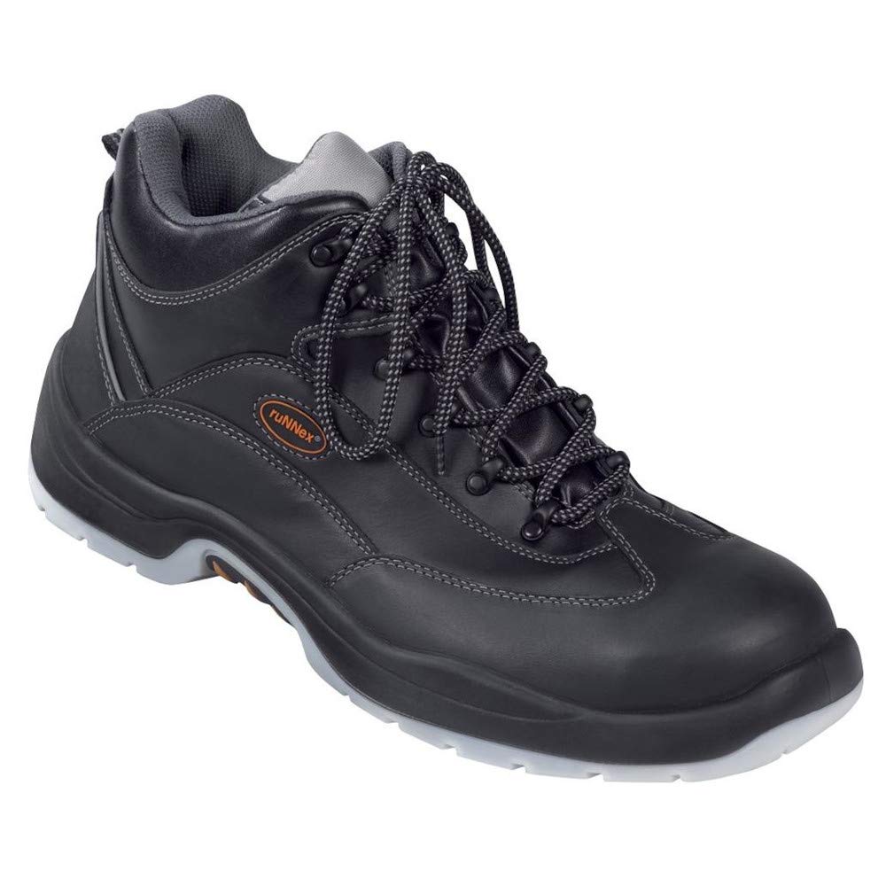 ruNNex Sicherheitshochschuhe S3 TeamStar Halbstiefel BGR 191, Größe 44, schwarz, 5301