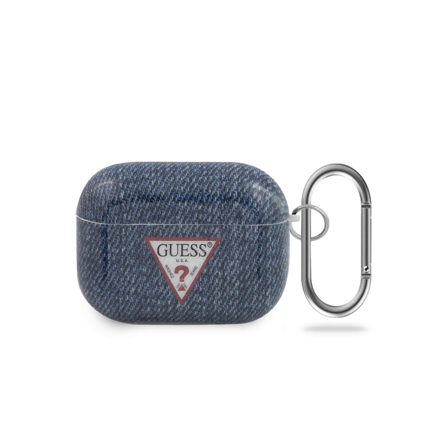 GUESS CG Mobile TPU Denim Print Case for Airpods Pro - Dark Blue