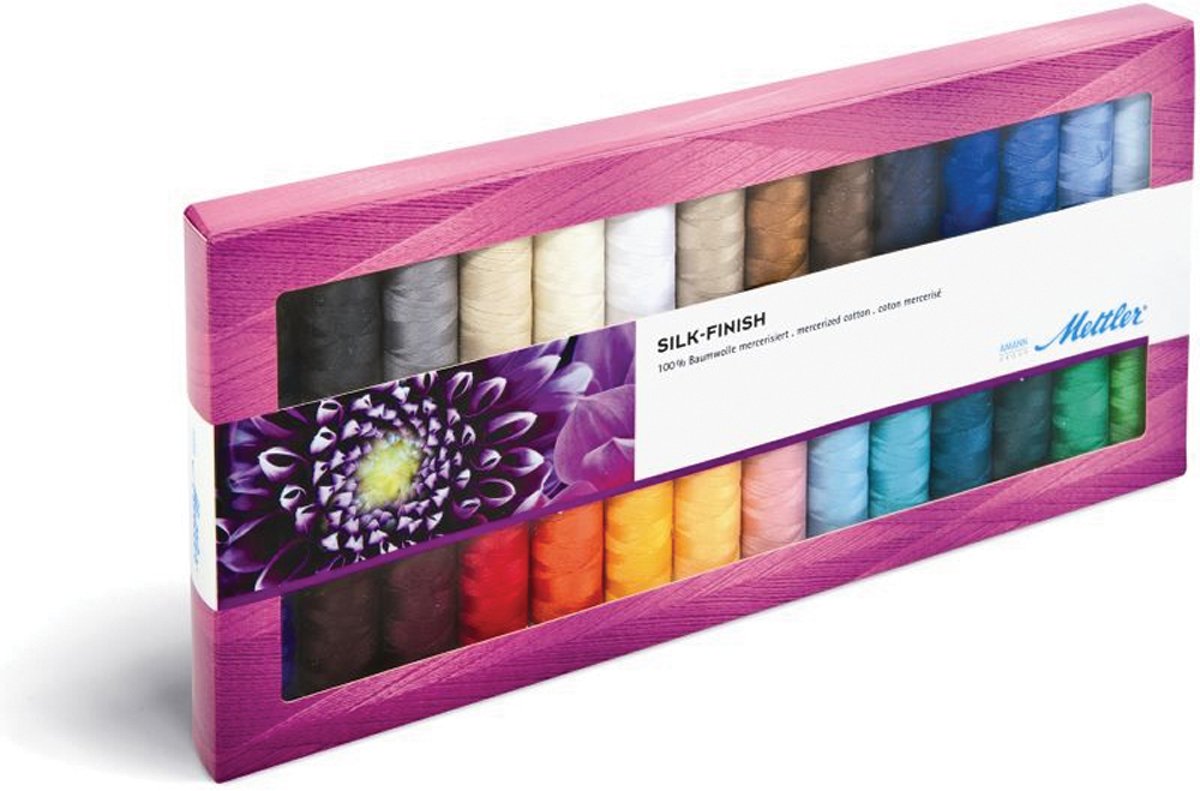 MettlerSilk Finish Thread Kit with 28 Reels