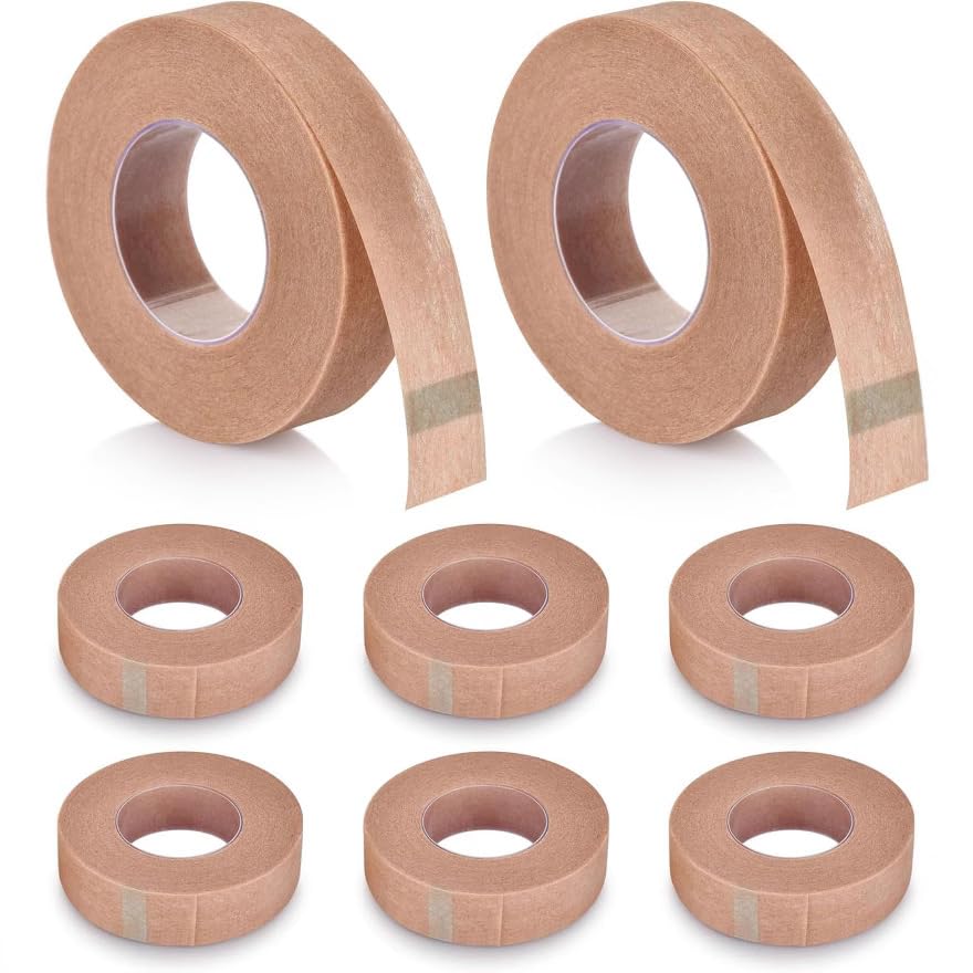 HoxzoDa Cinta de microporos para rinoplastia y modelado de párpados, vendaje quirúrgico transpirable, 1,25 cm x 9,14 m, para el cuidado de heridas y aplicaciones cosméticas