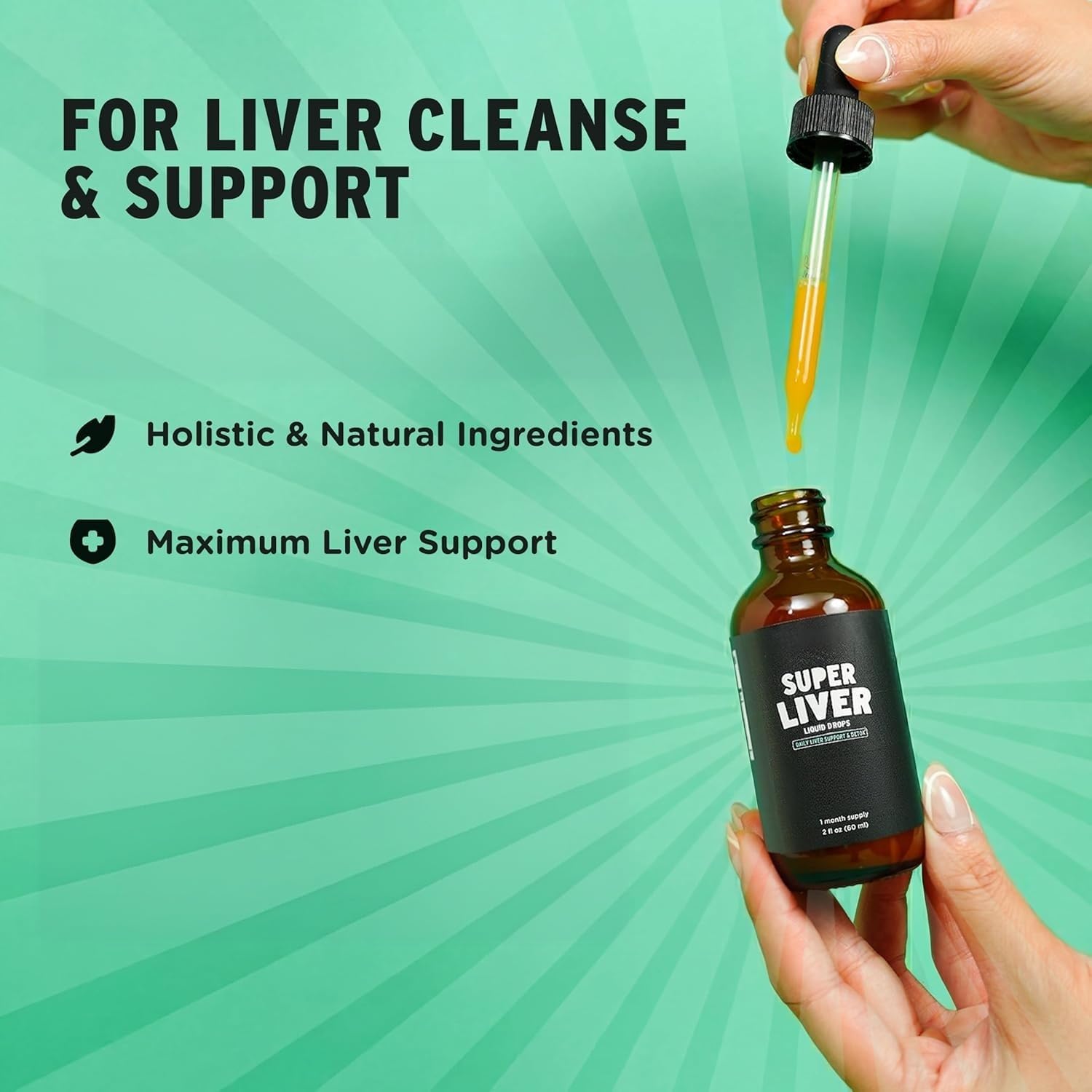 Gouttes liquides de soutien du foie, meilleure absorption