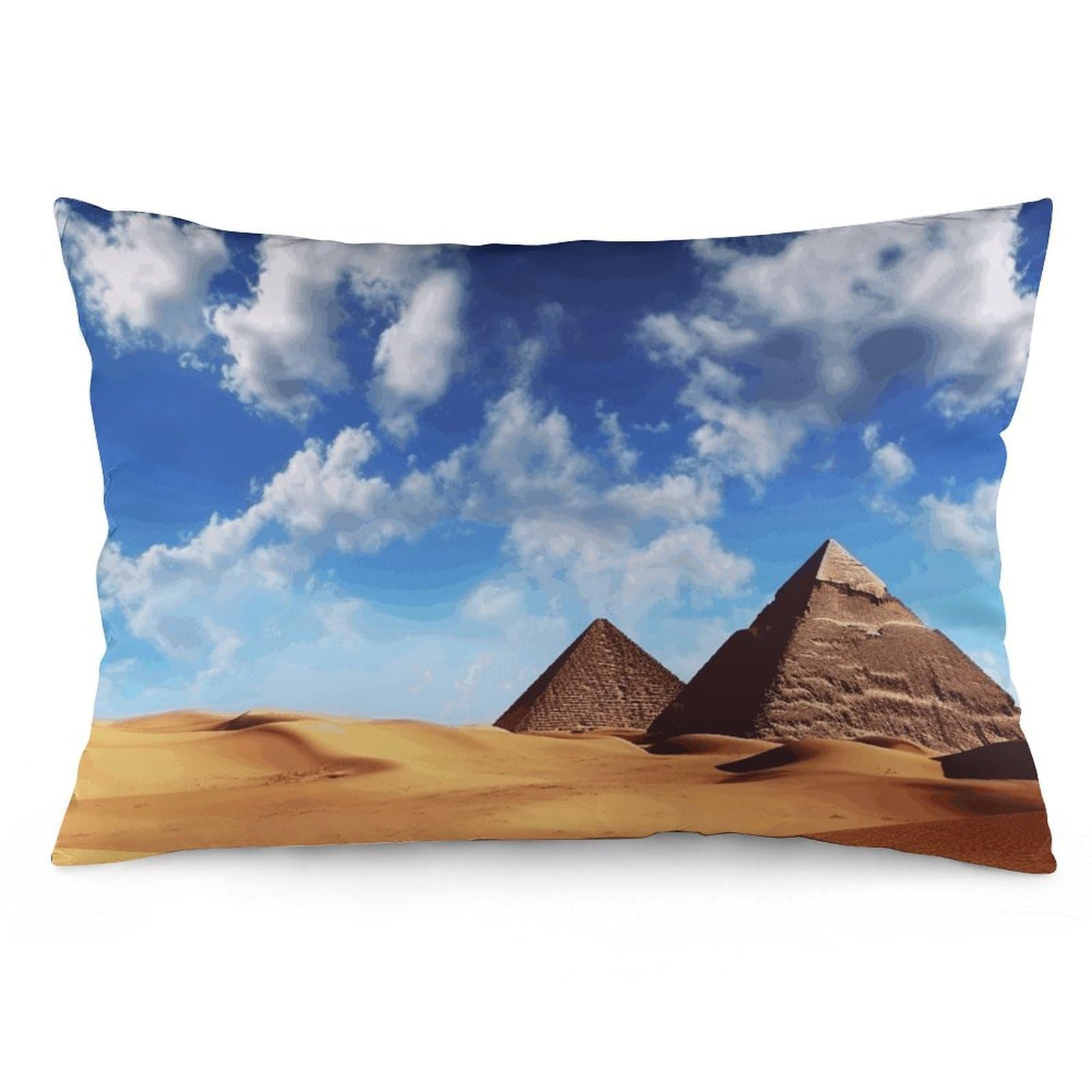 2 Pack Pillow Cases for Hair and Skin, Soft Breathable Pillow Case Covers with Hidden Zipper, Desert Sky Pillowcase 16 "x24 Pillow Covers for Sleeping Gift