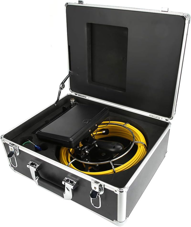 地下記録カメラ ディスプレイスクリーンカメラ Hd記録6w照明ビデオ記録給水管用防水1080p空調管 50 Meters 専門店 地下記録カメラ ディスプレイスクリーンカメラ Hd記録6w照明ビデオ記録給水管用防水1080p空調管 50 Meters 専門店