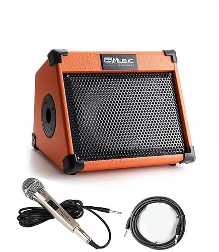 Acoustic Guitar Amplifier with Bluetooth and Effects