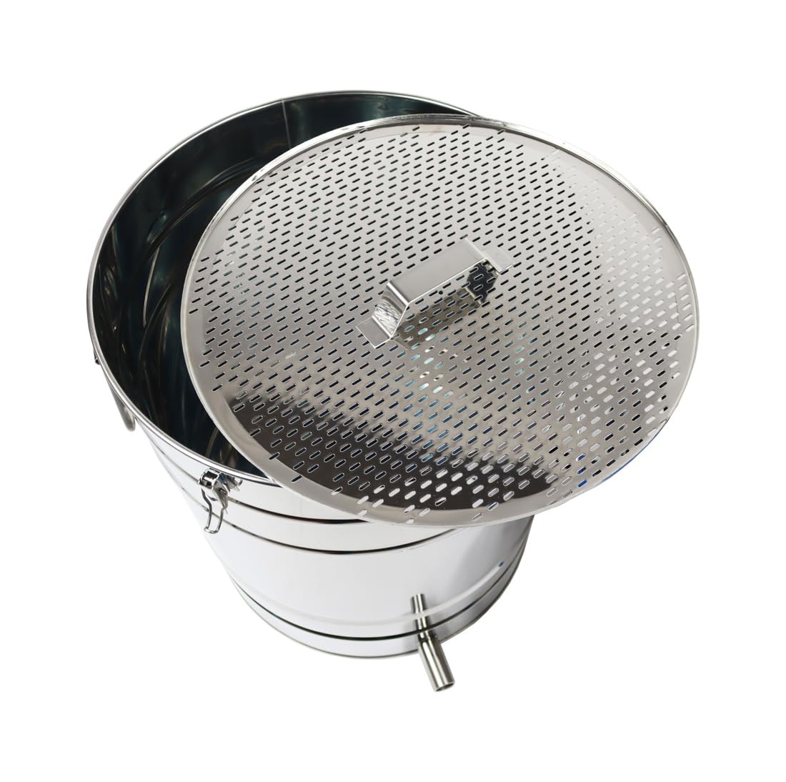 Wachsschmelzer mit Elektroantrieb (100L/200L) Dampfwachsschmelzer für Imker Rähmchen Waben Bienenwachs Imkerei, 100 Liter