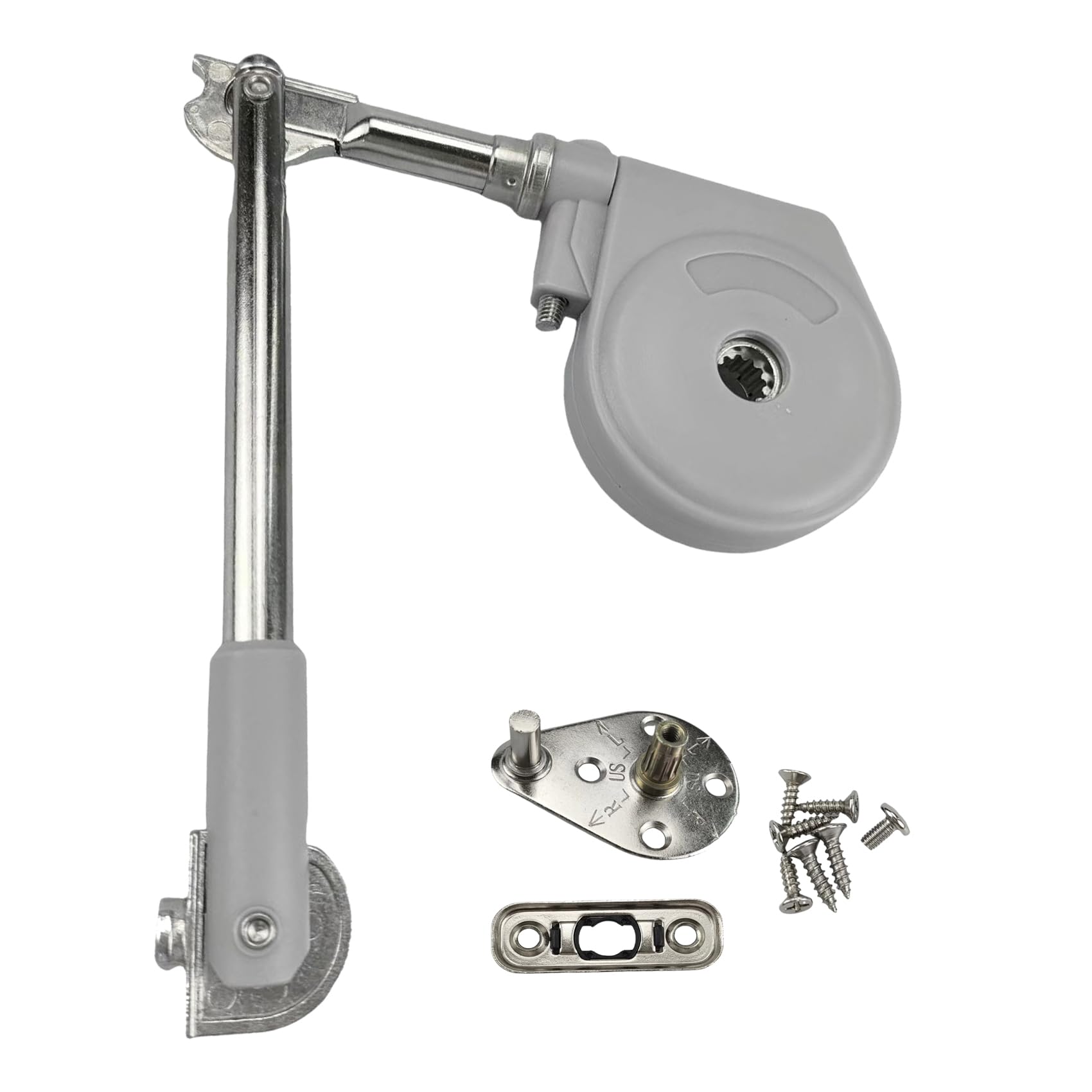 Honkador Lid Stay 105 Degree Open with Soft Close, Toy Box Hinge Soft Close,Lid Support for Toy Box and Upward Top-Opening Flap Doors