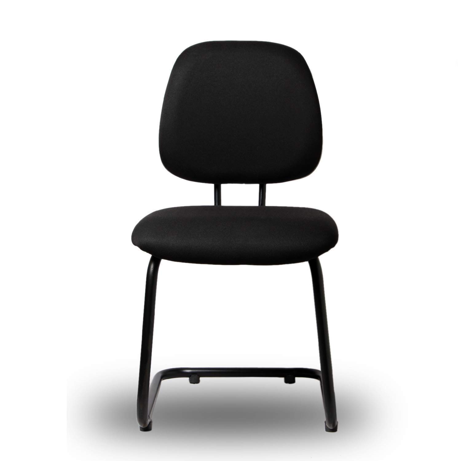 GIANTWOOD Giovan Low Back Support Chair Ergonomic Staff Visitor Executive Study Chair for Home Office Library (Black)