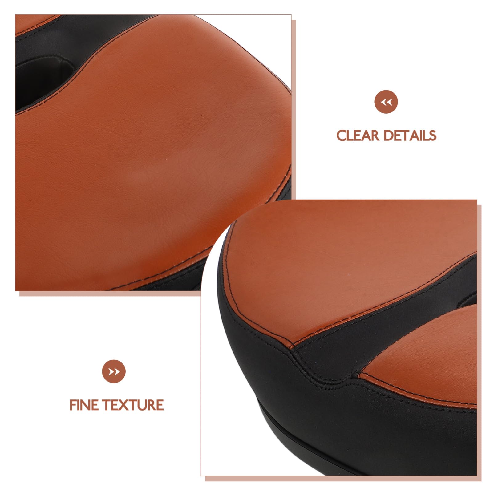 Selle de Vélo sans Nez, Large, en Mousse PU, pour Vélo Électrique | Rembourrage Ergonomique, Nettoyage et Entretien Faciles, pour Vélo de Route, Installation Simple