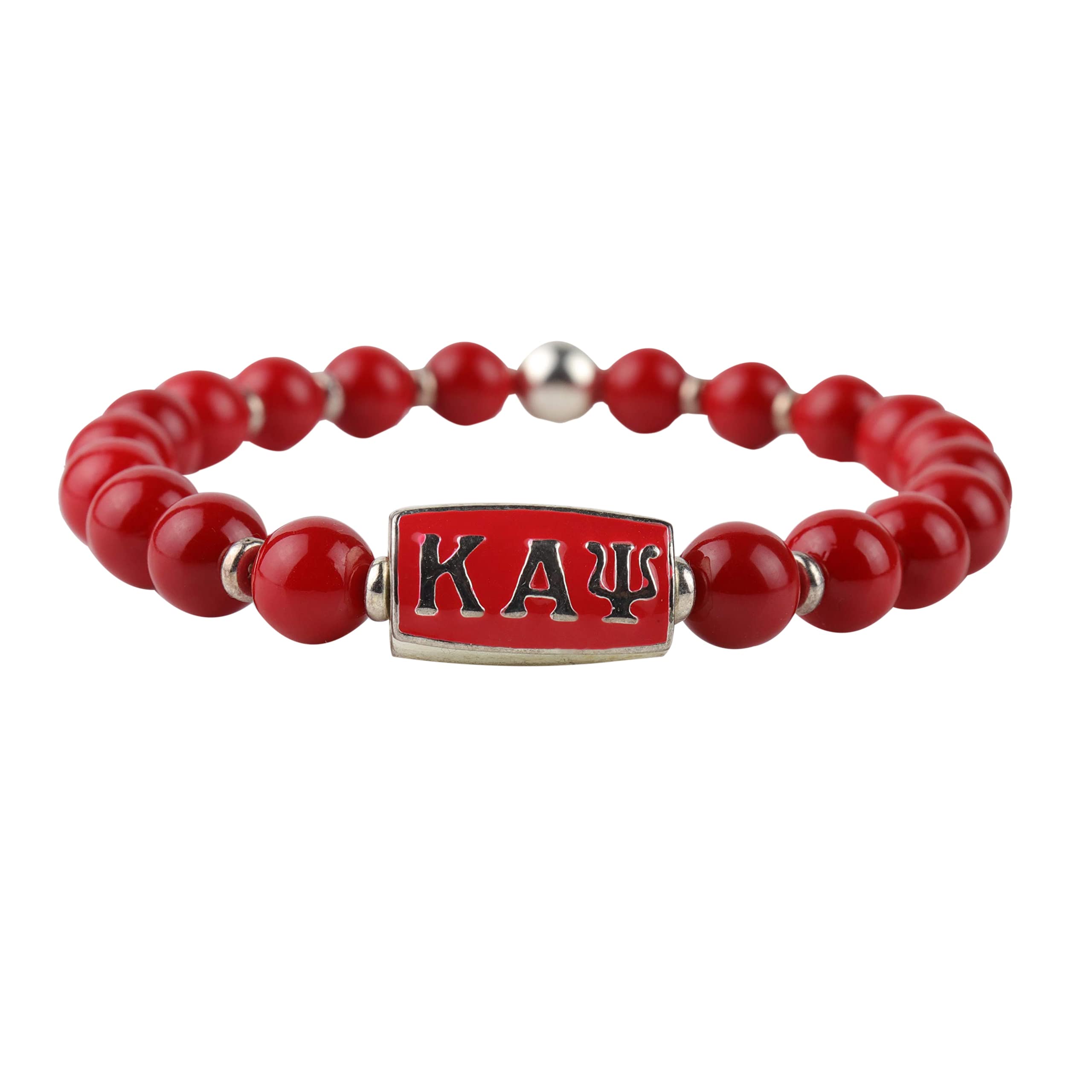 THE SANDZSANDZ Kappa Alpha Psi - Stretch Bead Bracelet, Handcrafted mens jewelry, Paraphernalia Gift