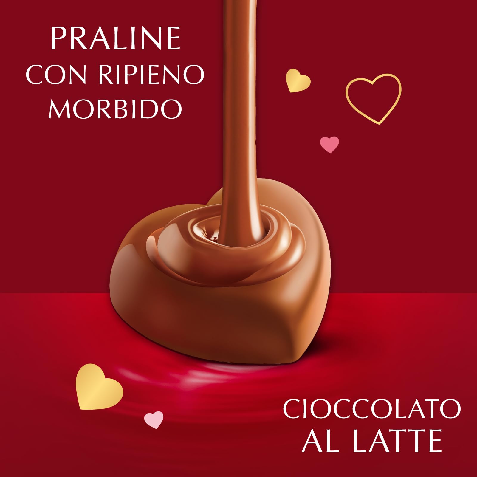 Lindt & Sprüngli San Valentino Scatola Regalo Cioccolatini Lindor a Forma di Cuore al Cioccolato al Latte, 178g