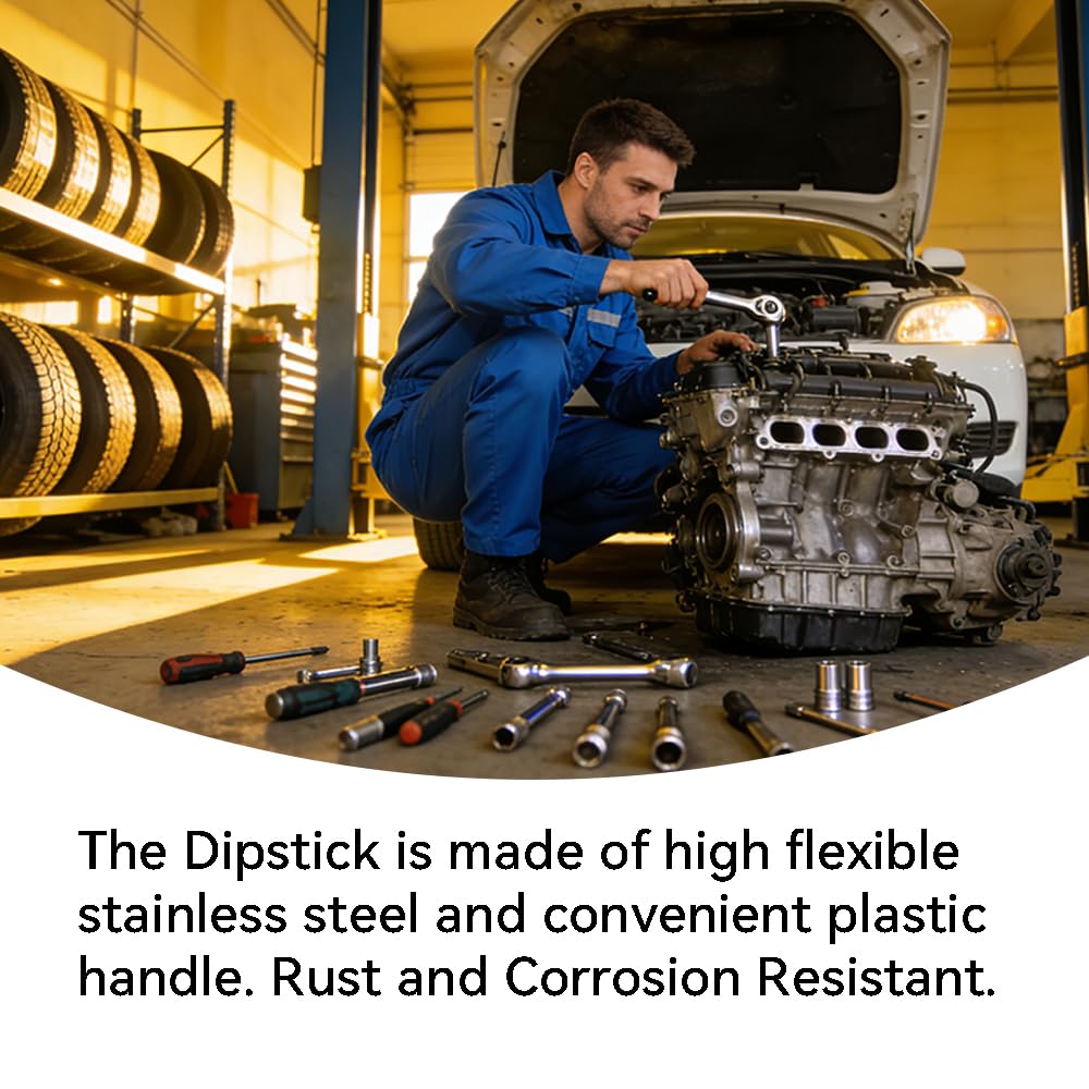 DSkoiph Getriebeflüssigkeit Messstab Werkzeug 917-327 8863B 9336A 42RLE NAG1 45RFE 62TE kompatibel mit Jeep Dodge Chrysler