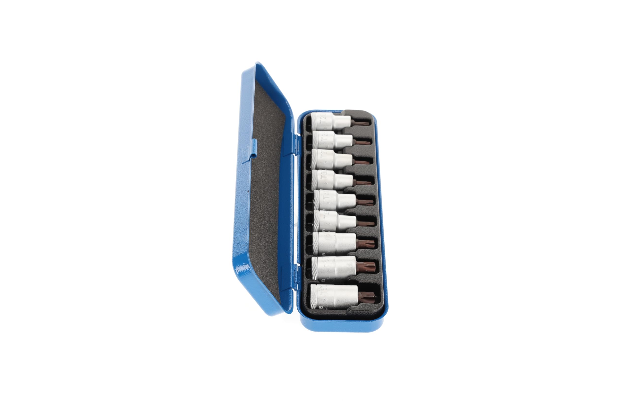 Juego de vasos destornilladores 1/2" 9 pzas TORX T20-60