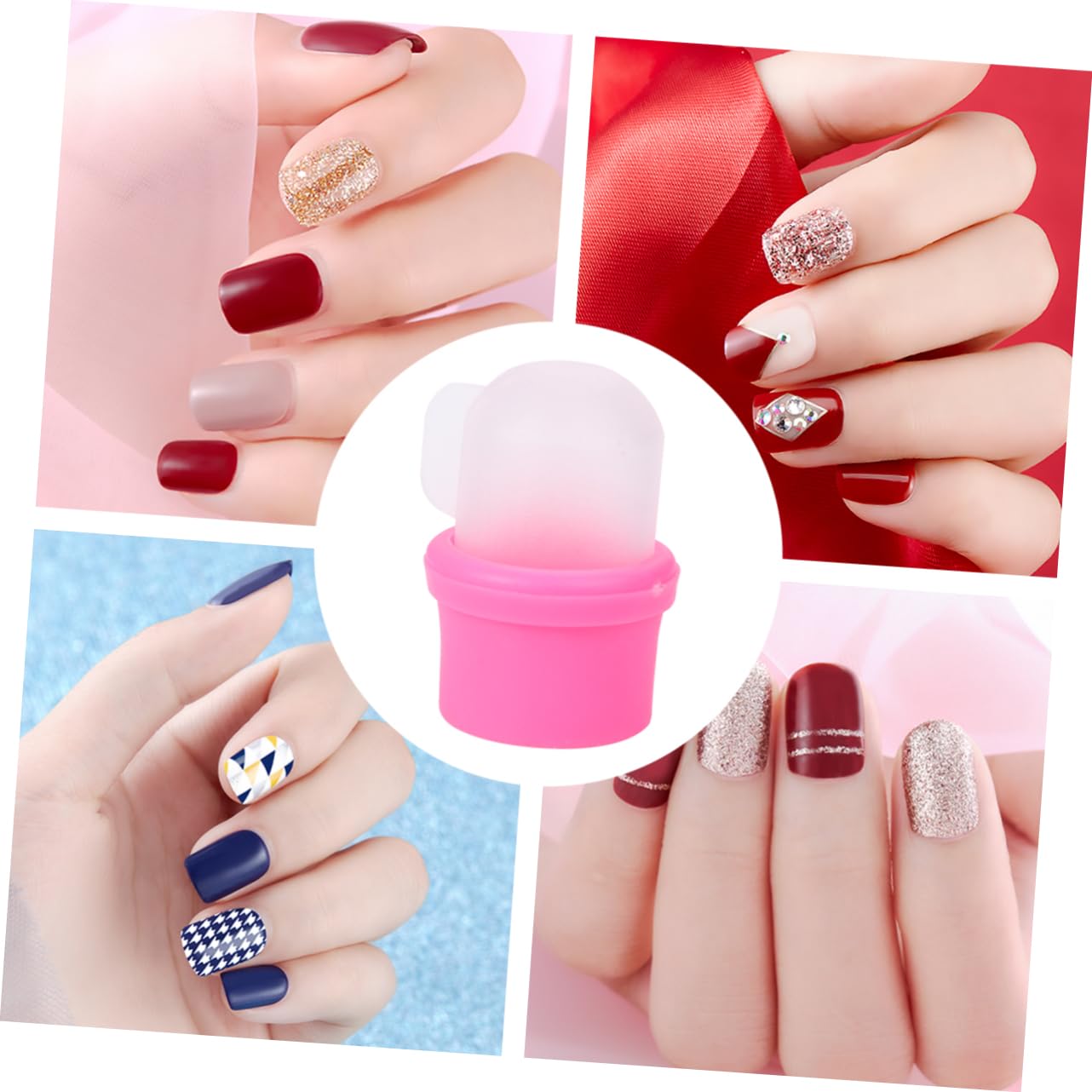 Mikinona Remover for Gel Nail Polish 10pcs Nail Soaker Covers Removing Covers Polish Removers