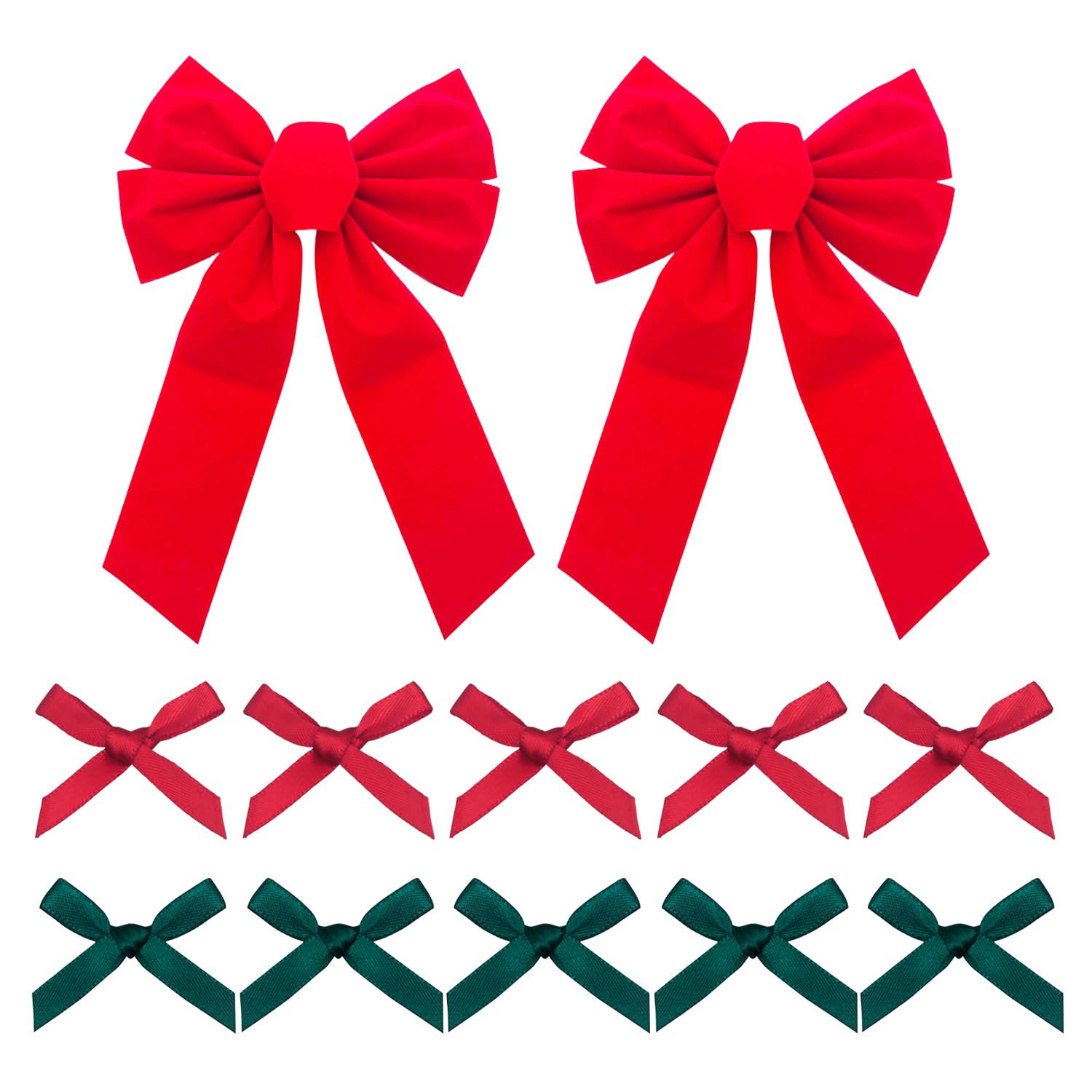 GDFHBD 12 Bow Decorations, Christmas Tree Pendant Accessories, Event Party Scene Layout Accessories, Exquisite Decorations For Flower Gift Boxes.