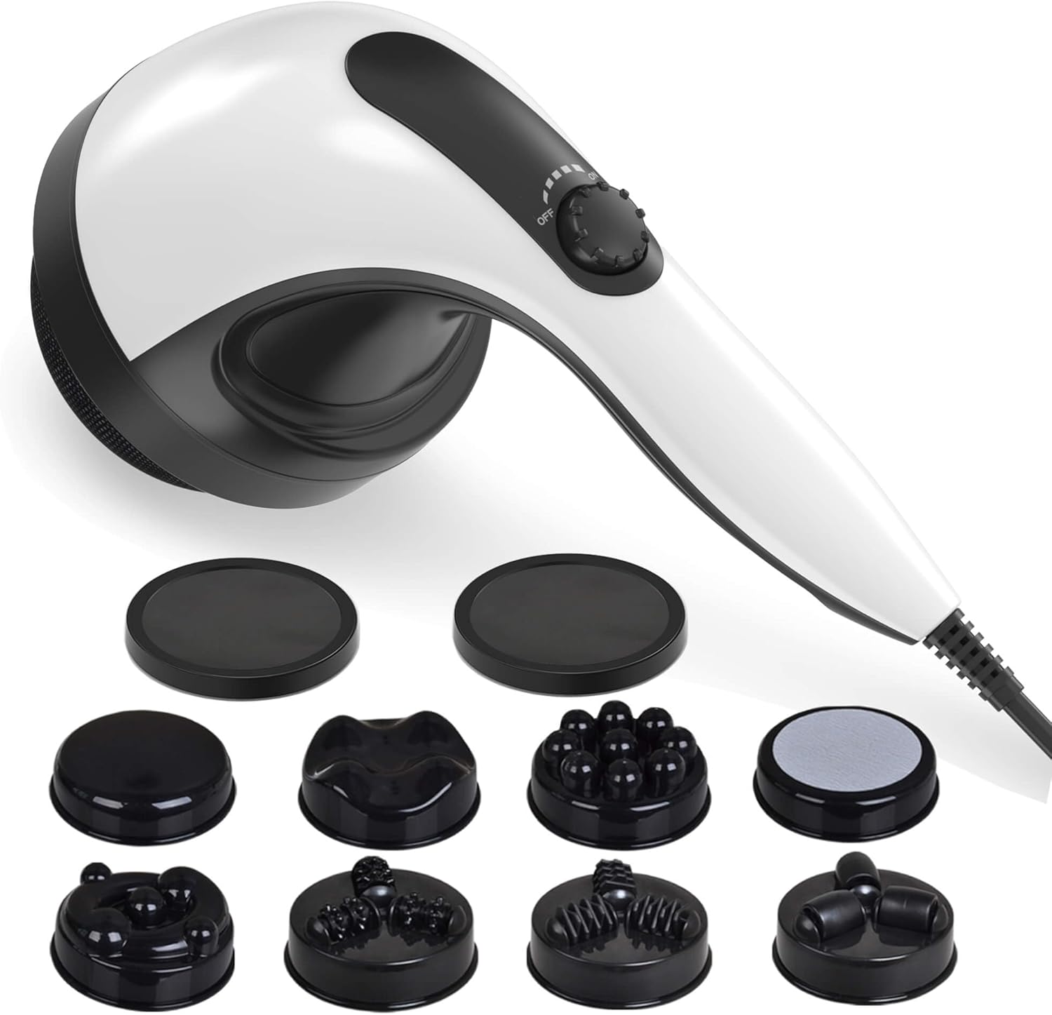 Body Sculpting Machine – 7-Speed 8-Head Electric Cellulite Massage & Lymphatic Drainage Device with Lipo Roller, Handheld Full-Body Massager Vibra for Belly, Butt, Arms, Legs, Home Use(White) Body Sculpting Machine – 7-Speed 8-Head Electric Cellulite Massage & Lymphatic Drainage Device with Lipo Roller, Handheld Full-Body Massager Vibra for Belly, Butt, Arms, Legs, Home Use(White)