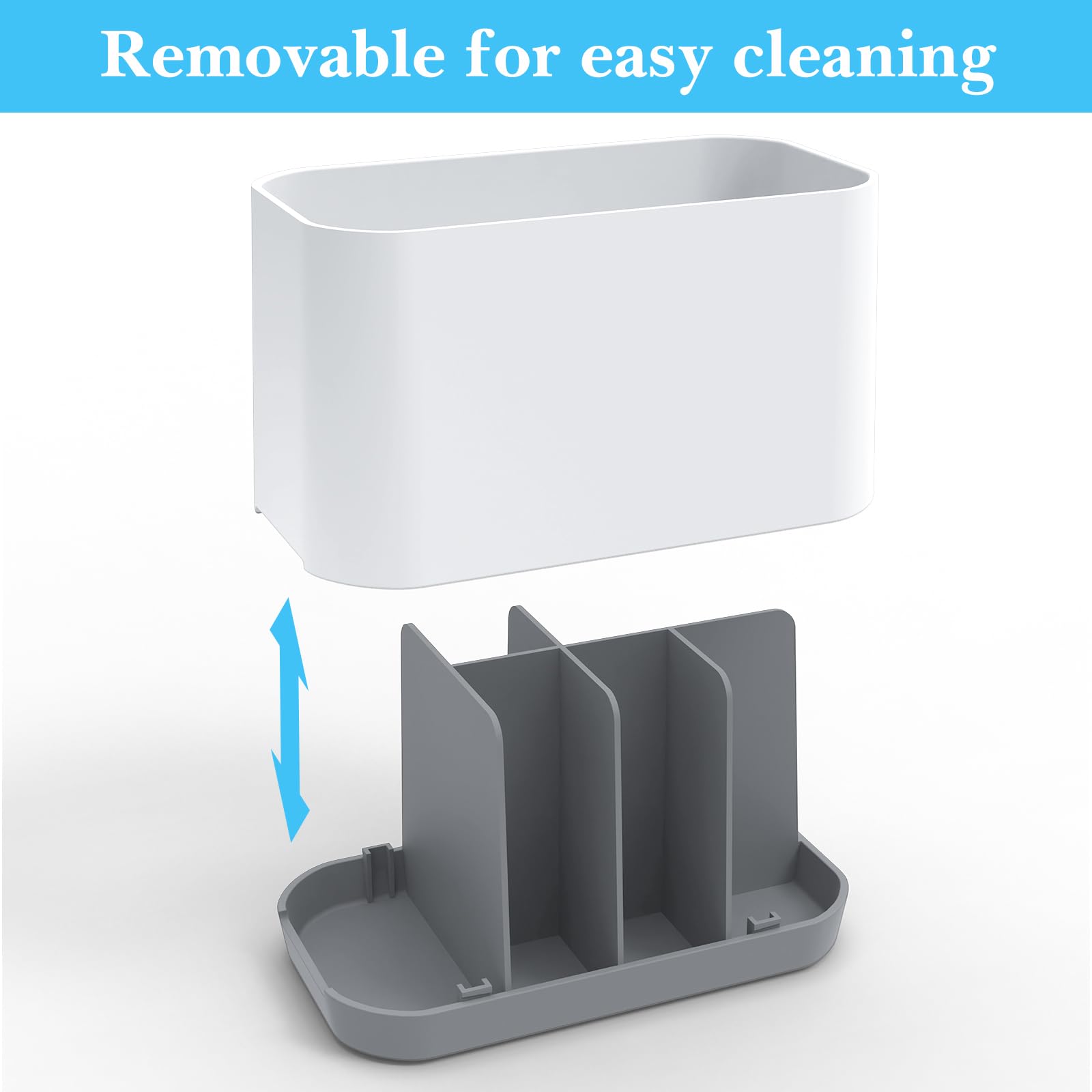 Linkidea Elektrische tandenborstelhouder, kunststof tandenborstelstandaard, aanrecht 5 sleuven organizer voor elektrische tandenborstel, compatibel met Oral-B iO-serie, Philip Sonicare ProtectiveClean Linkidea Elektrische tandenborstelhouder, kunststof tandenborstelstandaard, aanrecht 5 sleuven organizer voor elektrische tandenborstel, compatibel met Oral-B iO-serie, Philip Sonicare ProtectiveClean
