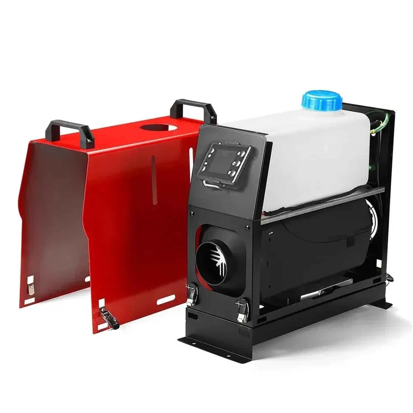 Nagrzewnica postojowa 12V 5KW 8KW Podgrzewacz Powietrza Na Olej Napędowy 1-otworowy 4-otworowy Monitor LCD Podgrzewacz Postojowy Na Olej Napędowy Do Samochodów Ciężarowych samochodowy(12V 5KW 4 Hole)