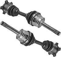 Vista 294 de TRQ Juego de conjunto de eje de transmisión CV delantero para conductor y pasajero, 2 piezas, compatible con Ford Explorer 4WD 95-01, Explorer AWD