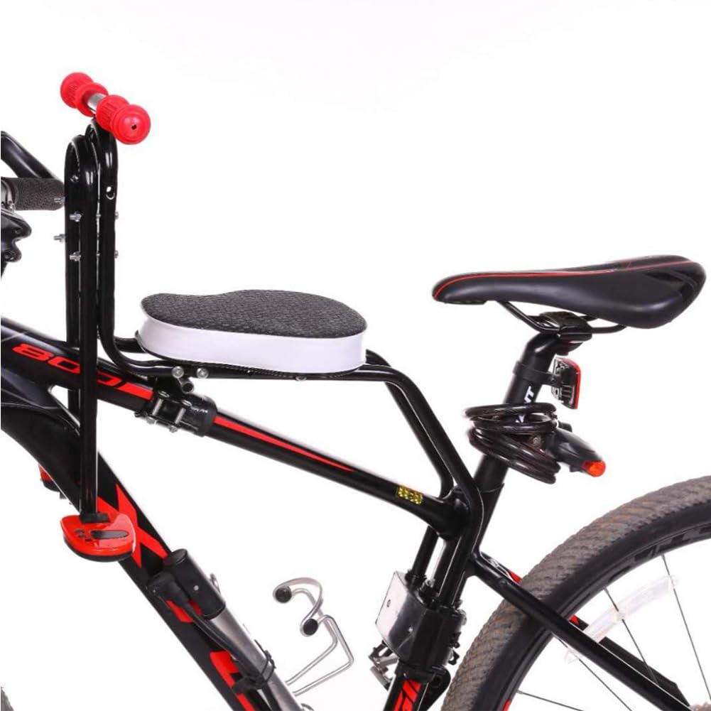 EEYZD Toddler Bike Seat,Adjustable Child Safety Seat,for Mountain Bikes Front Mounted Child Bike Seat for Children 4-8 Years,Black