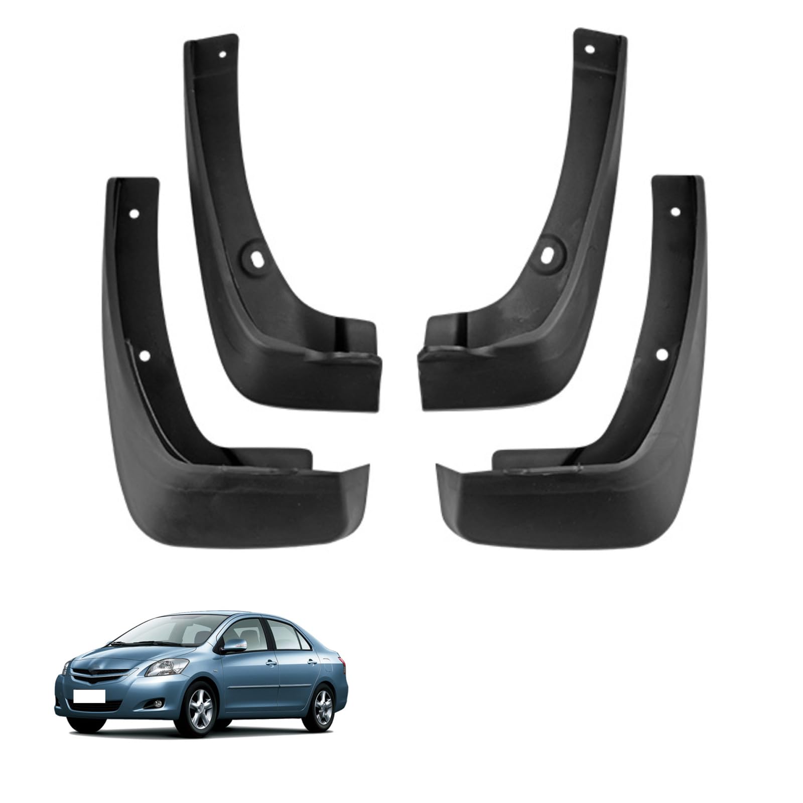 Kit protection pare-boue Toyota Yaris Sedan 2008-2013 finition premium