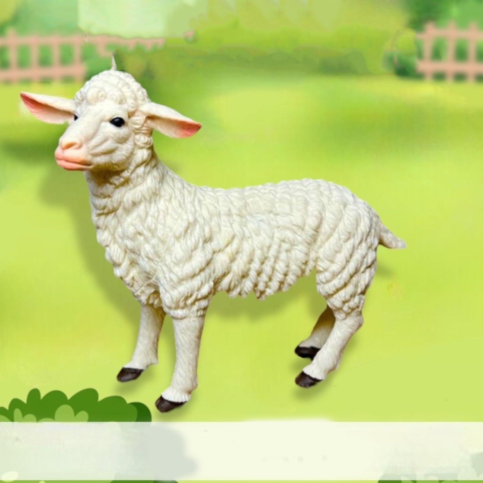 6 realistici Figure Animali da Fattoria Set Figurine plastica da Fattoria playset per Bambini Giochi educativi e Decorazioni per la casa Figurine Animali realistici
