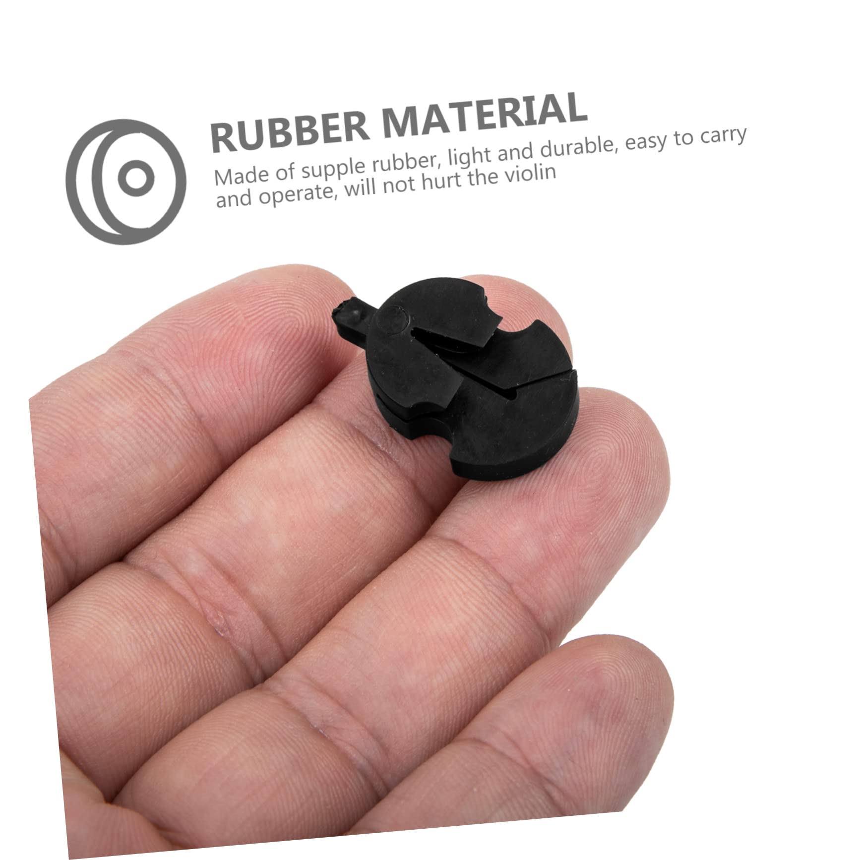 Abaodam 40pezzi Sordina Per Violino Professionale Da Accessori Per Principianti Riduzione Volume Per Pratica Silenziosa Materiale Gomma Resistente Facile Da Installare