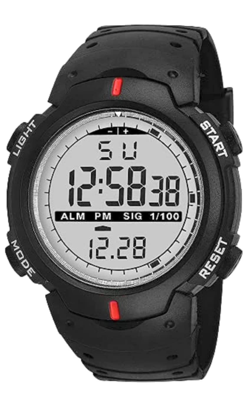 Digital Watch Shockproof Multi-Functional Automatic Black Strap Waterproof Digital Sports Watch for Mens (B09XJLRXBY) Amazon Price History, Amazon Price Tracker