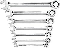 Vista 20 de GEARWRENCH Juego de llaves combinadas de trinquete de 5 piezas, 12 puntos, SAE - 93005