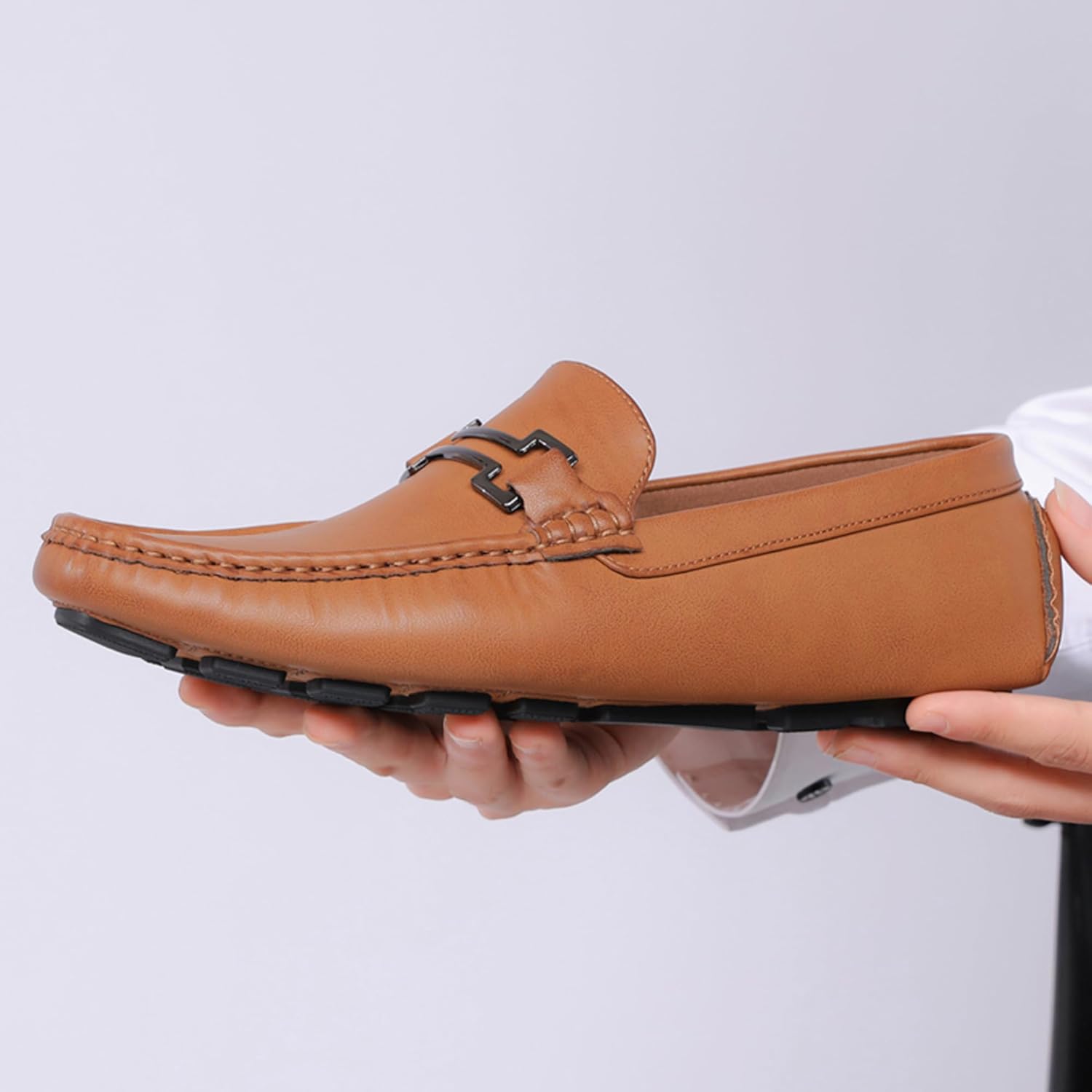 DECARSDZ Men's Casual Penny Loafers Moccasins Slip-Ons Driving & Boat Shoes - Image 3