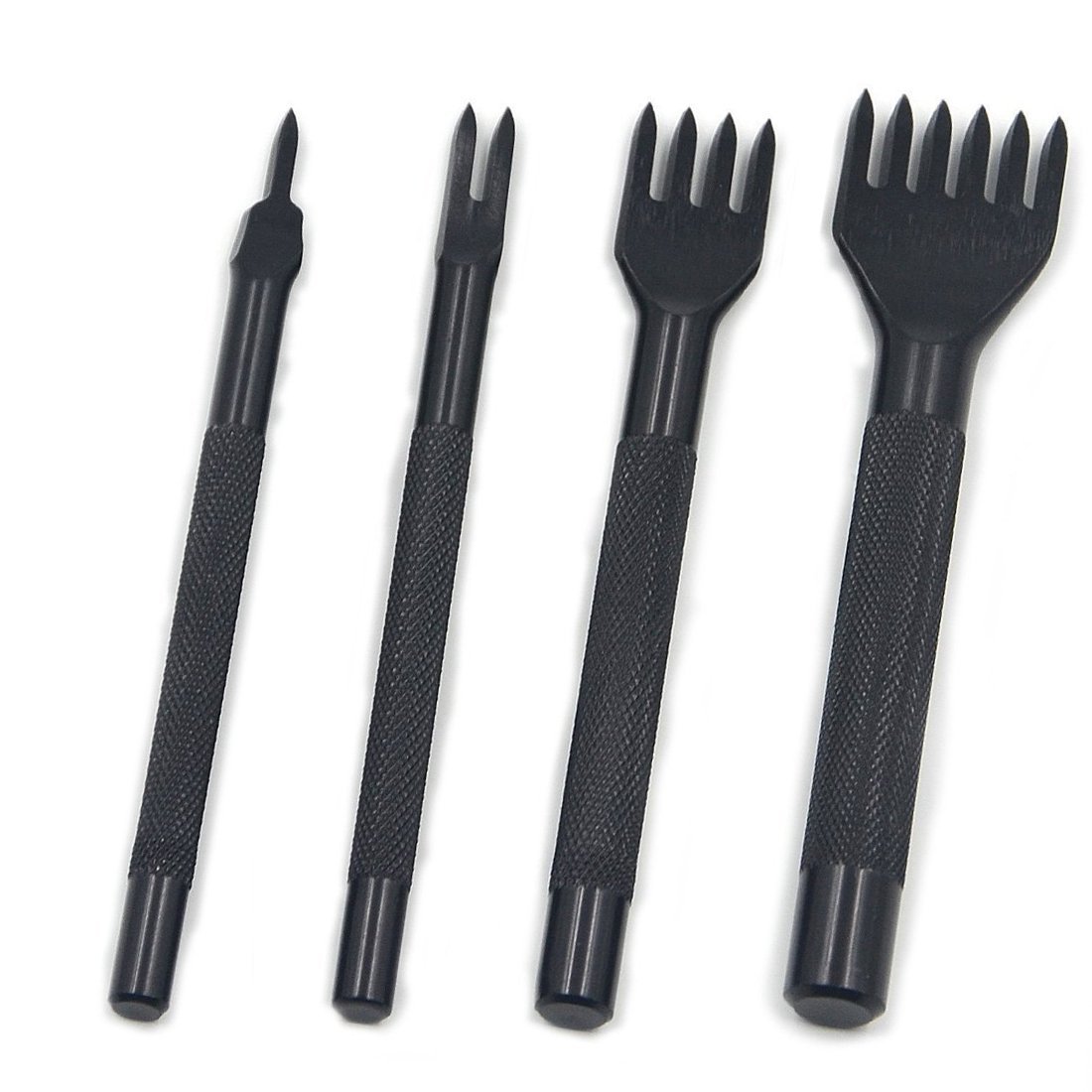 Lot de 18 Cuir Carft Punch outils kit couture Carving travail Couture Selle rainure