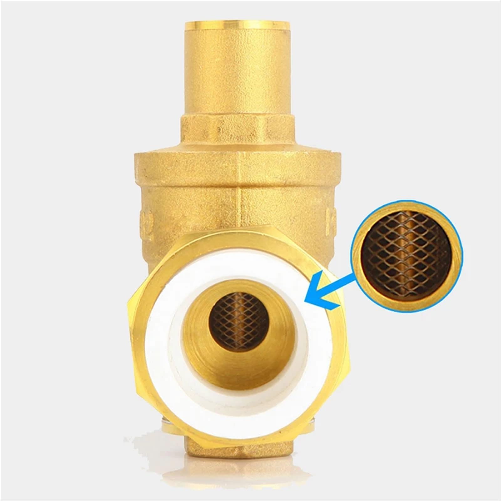 water pressure gauge airbrush compressor air compr Latón presión ajustable doble receptor en vivo purificador de agua calentador de agua válvula reguladora válvula reductora agua(PPR32)