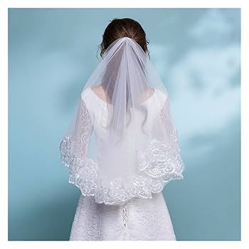 【C15261】VEIL 1.5 LESSON 01 C15261】VEIL 1.5 LESSON 01 Single Tier All Over Lace Floral