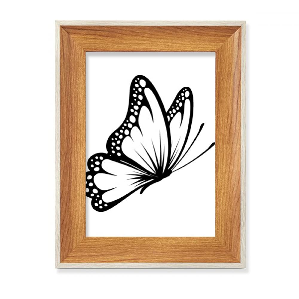 Plusieurs Ensembles Cadre Photo Bois Papillon Noir Vintage