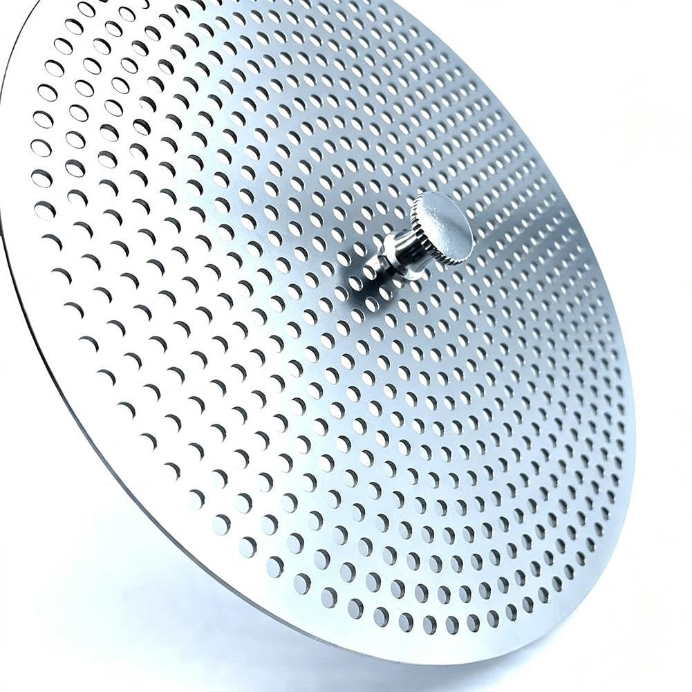 Shower Stall Drain Protector with Handle, Round Strainer Replacement