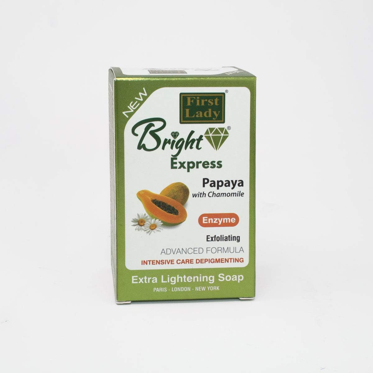 Papaya Exfoliating Soap 200g – Skin Brightening Bar with Lactic Acid, Vitamin C & Chamomile – Gently Removes Dead Skin for Smoother, Radiant-Looking Skin