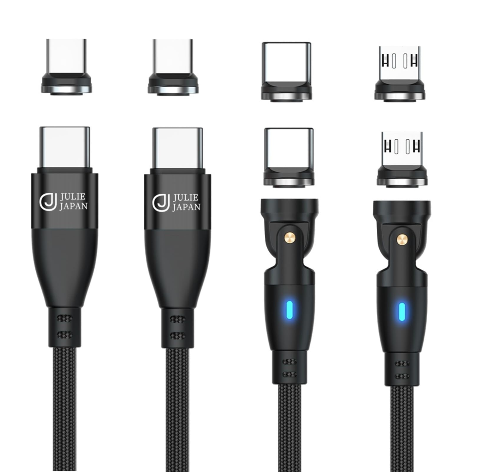 JJ JULIE JAPAN マグネット充電ケーブル 9pin PD 60W ケーブルのみ