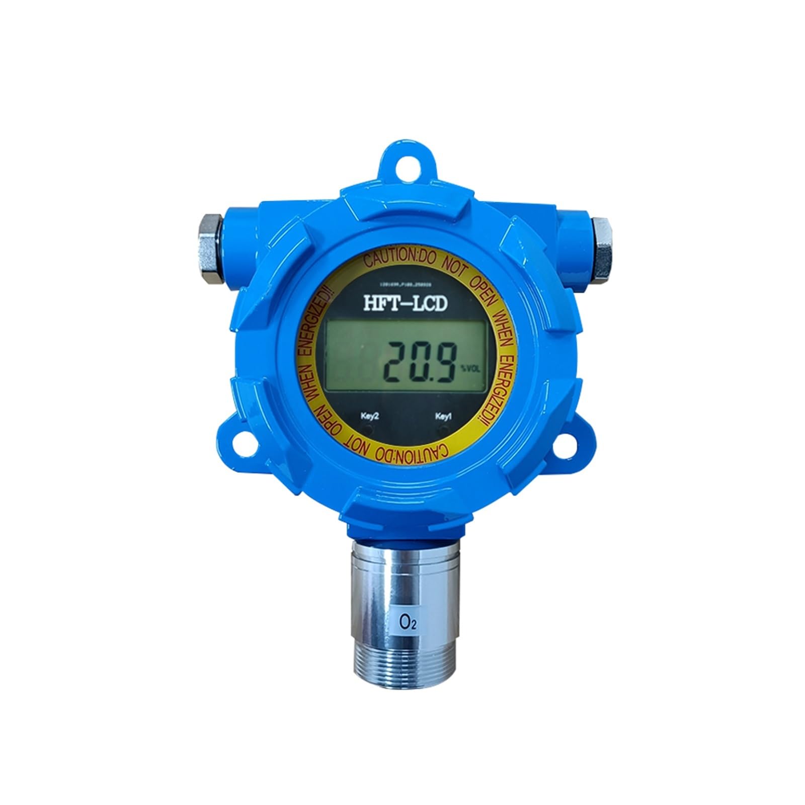 JVDDI LCD Segment Display Fixed Oxygen Leak Detector O2 Concentration Detector Oxygen Sensor