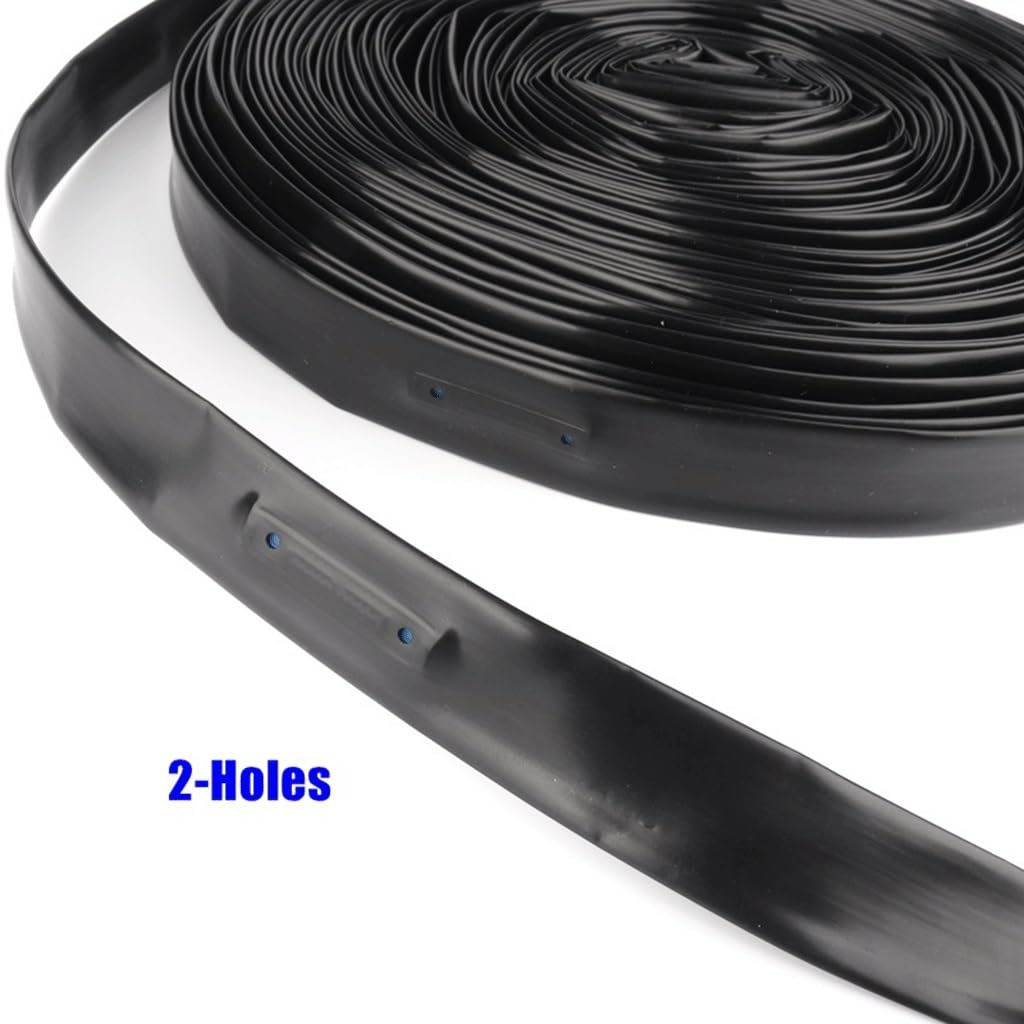 Tubo de riego por goteo, Manguera de riego por goteo 2 orificios, 50 m, 16 x 0, mm, con espacio 100/150/200(Space 150mm)
