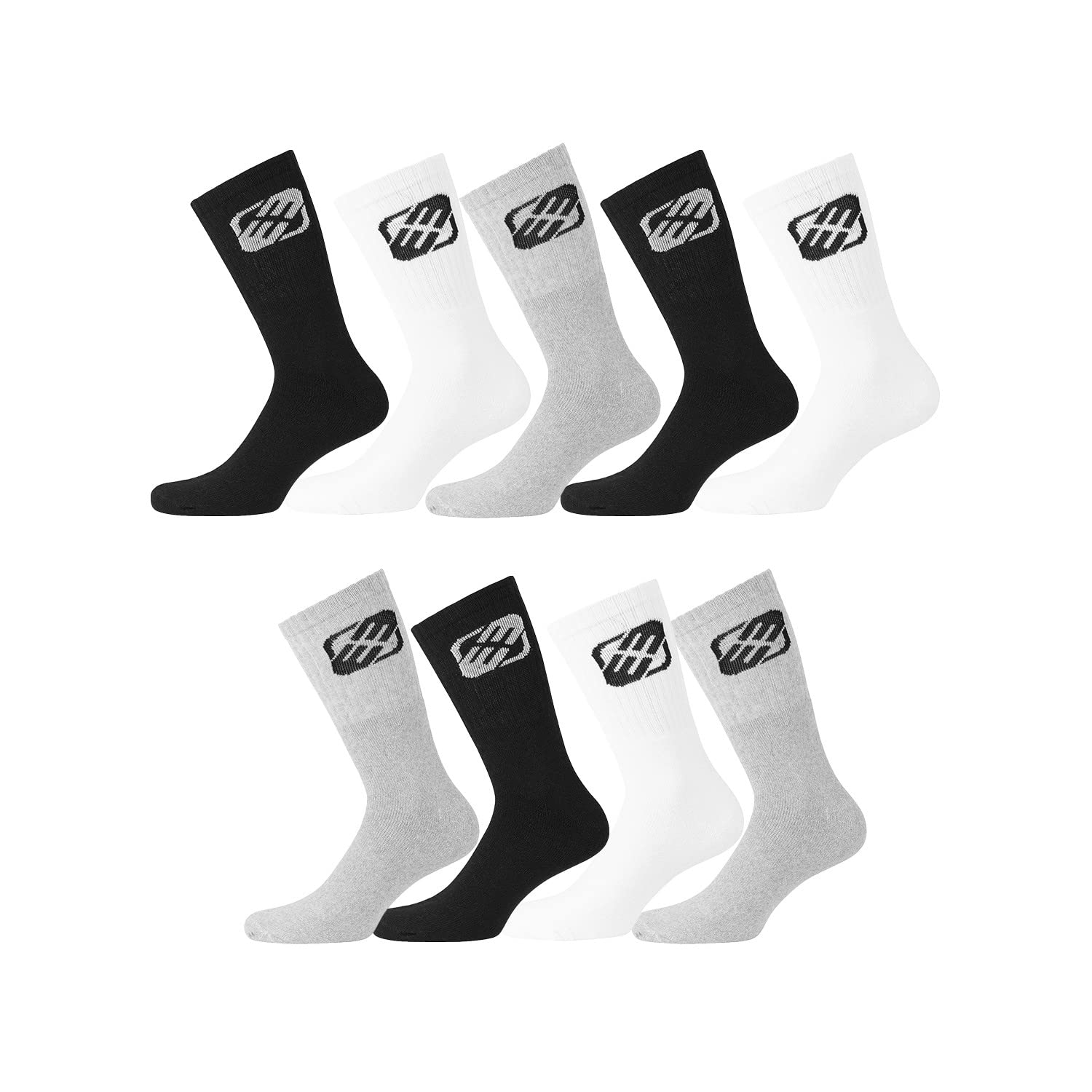 FREEGUN Calcetines Hombre Deporte Entrenamiento - Paquete de 9 - Calcetines Altos Hombre, Running, Cómodos