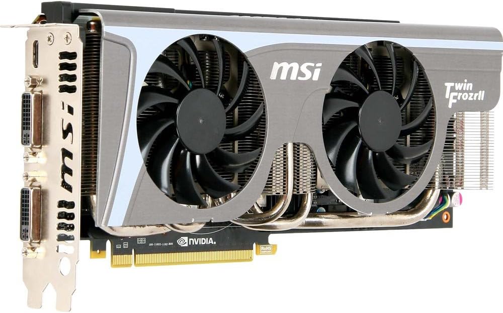 MSI Geforce 1536 MB DDR5 PCI-Express 2.0 Graphics Card N480GTX Twin Frozr II